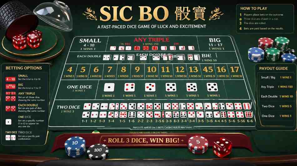 Sic Bo 8566BET jogo de dados online